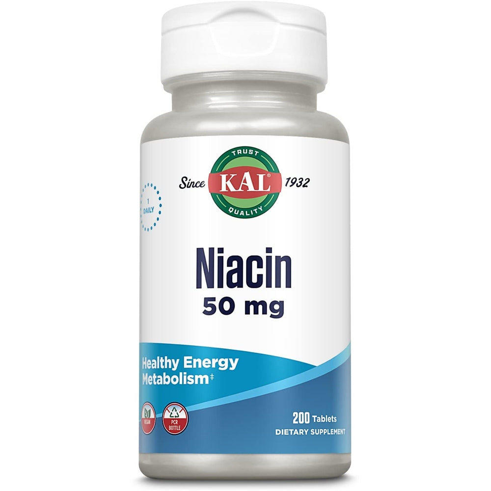 Suplemento de niacina de 50 mg 200 unidades
