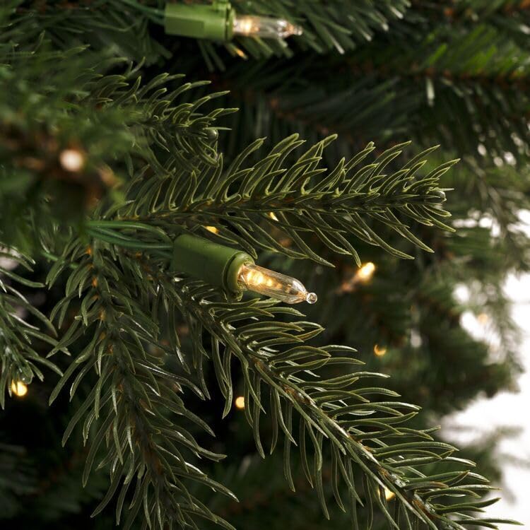 Árbol de Navidad Artificial 7.5ft con Luces y Soporte Metálico