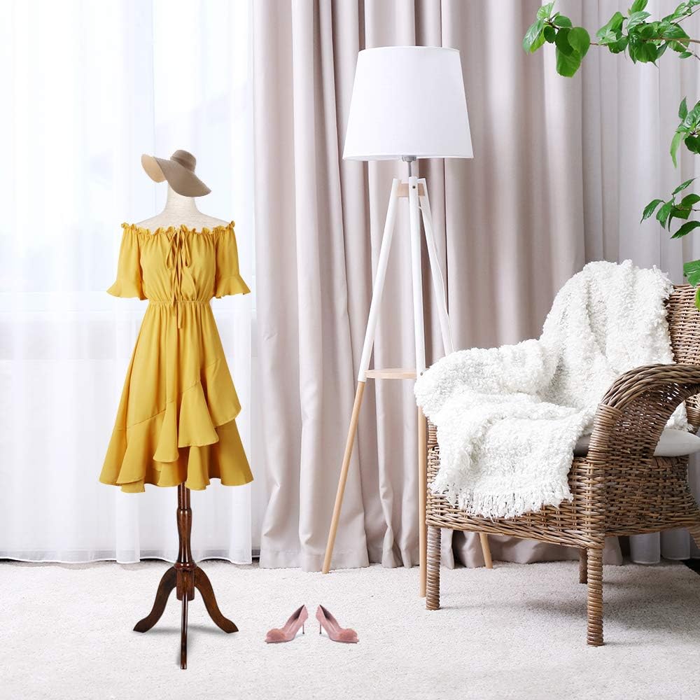 Maniquí Femenino Bonnlo, Ajustable, para Ropa y Joyería, 6-8