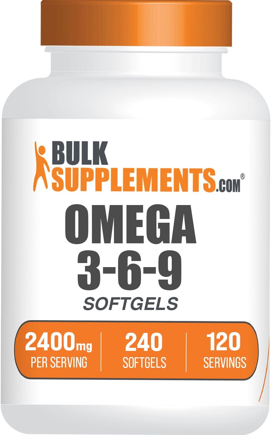 Suplemento Omega 3-6-9 en Softgels BulkSupplements 2400mg