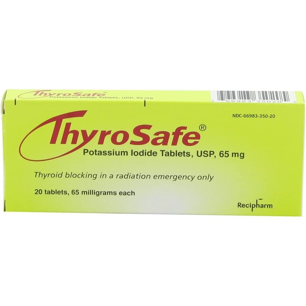 Suplementos Alimenticios Tabletas de yoduro de potasio