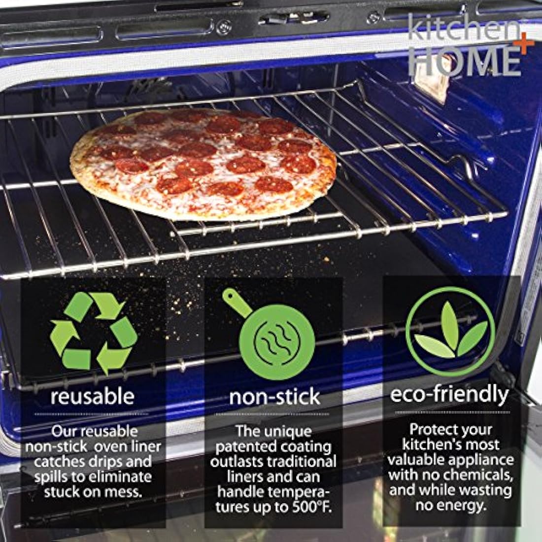 Juego de 2 bandejas para horno de cocina, resistentes