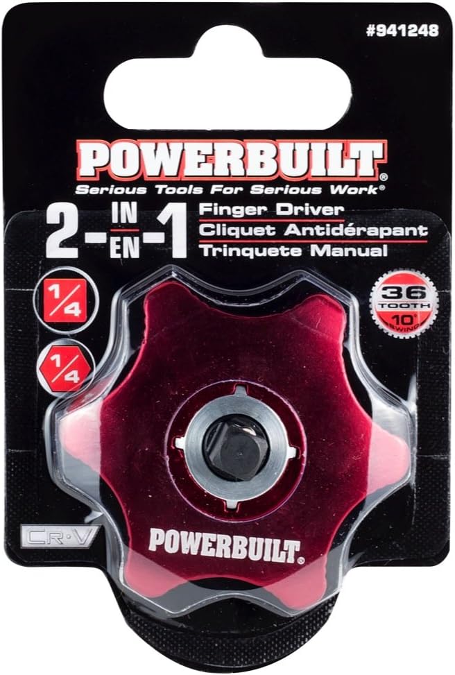 Traba de Pulgar Powerbuilt 1/4 y Destornillador 941248
