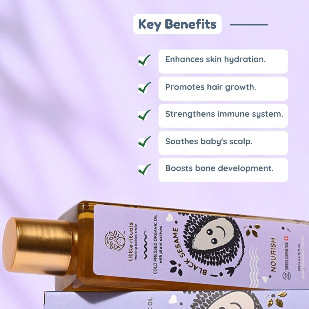 Aceite de Masaje para Bebé Little Rituals, Orgánico 100 ML