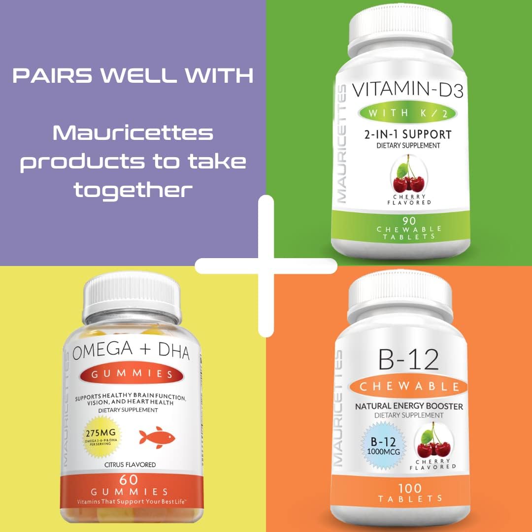 Tabletas Masticables de Melatonina 3mg, Soporte del Sueño, 50 Uds.