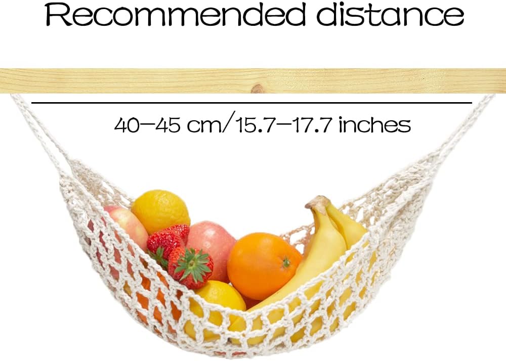 Hamaca de Frutas para Cocina, Decoración Boho, Macrame, Modelo RV