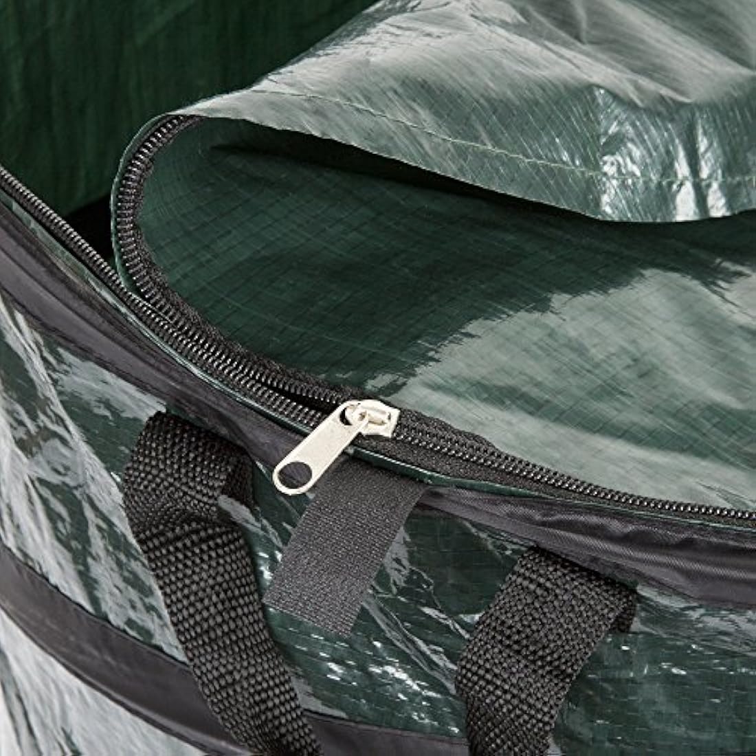 bote de basura plegable con tapa de apertura rápida cierre