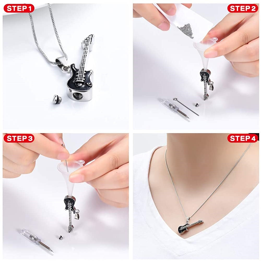 Colgante electrónica de cremación para guitarra