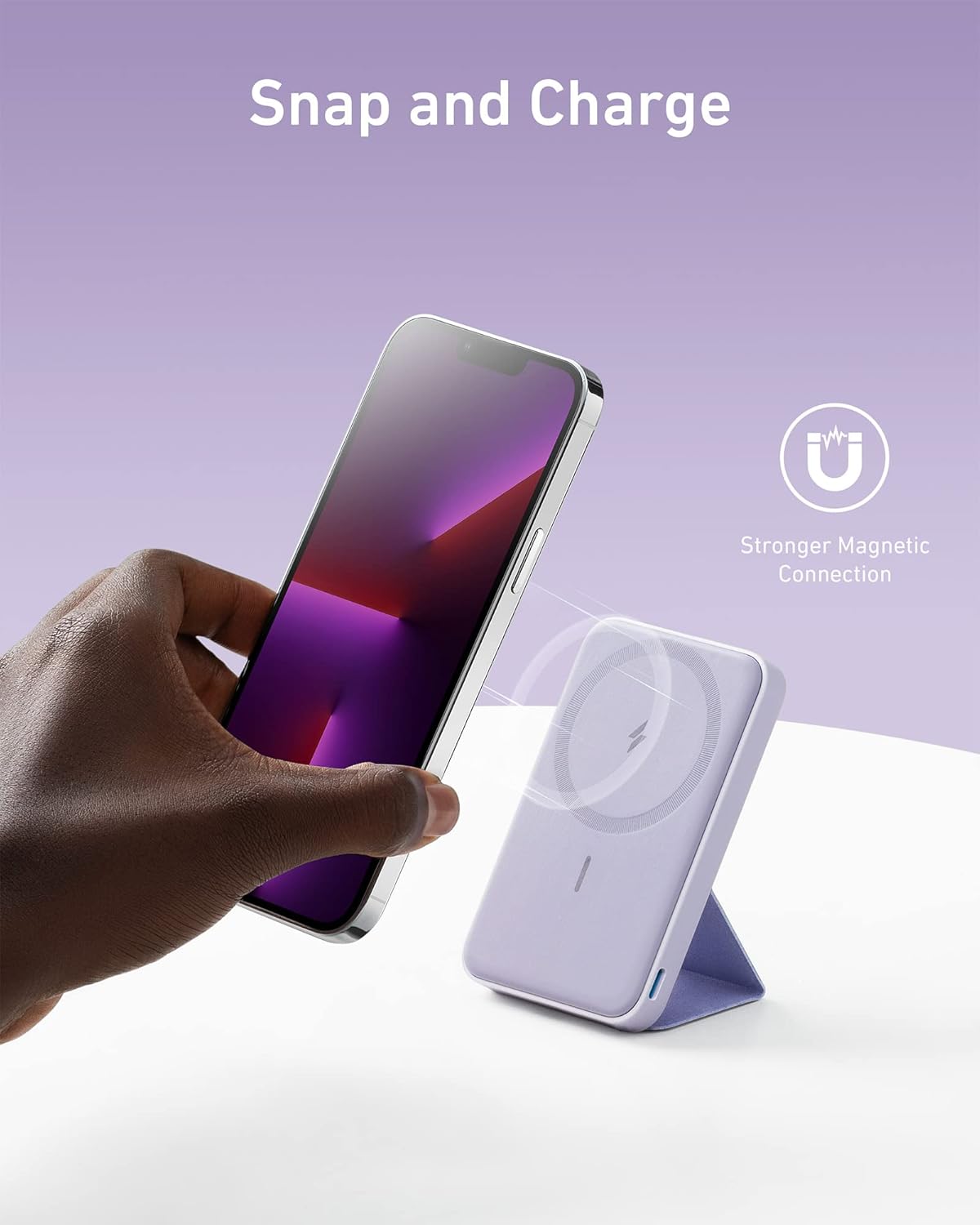 Batería magnética portátil inalámbrico magnético plegable