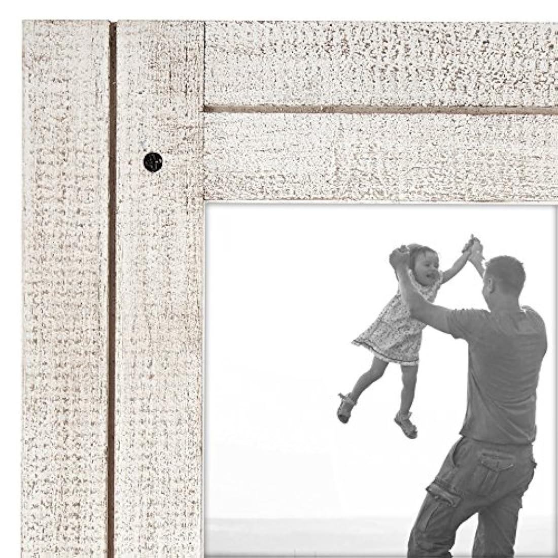 Americanflat Marco de madera envejecida listo para colgar