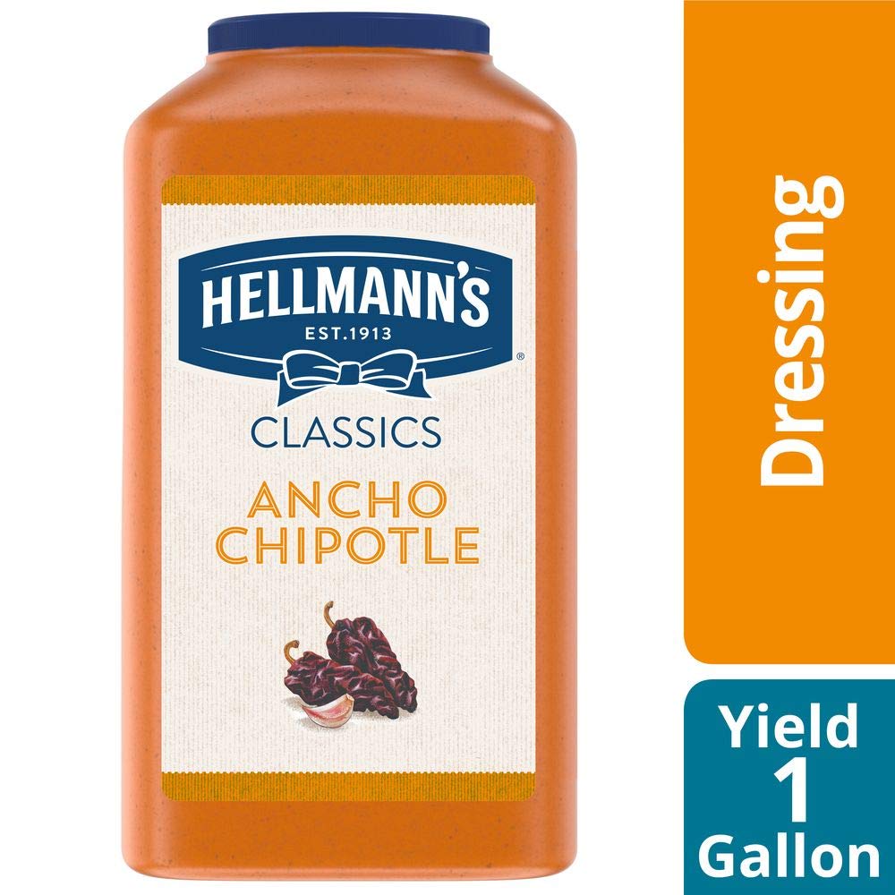 Salsa Ancho Chipotle Hellmann's 1 gal Vegetariana Sin Gluten