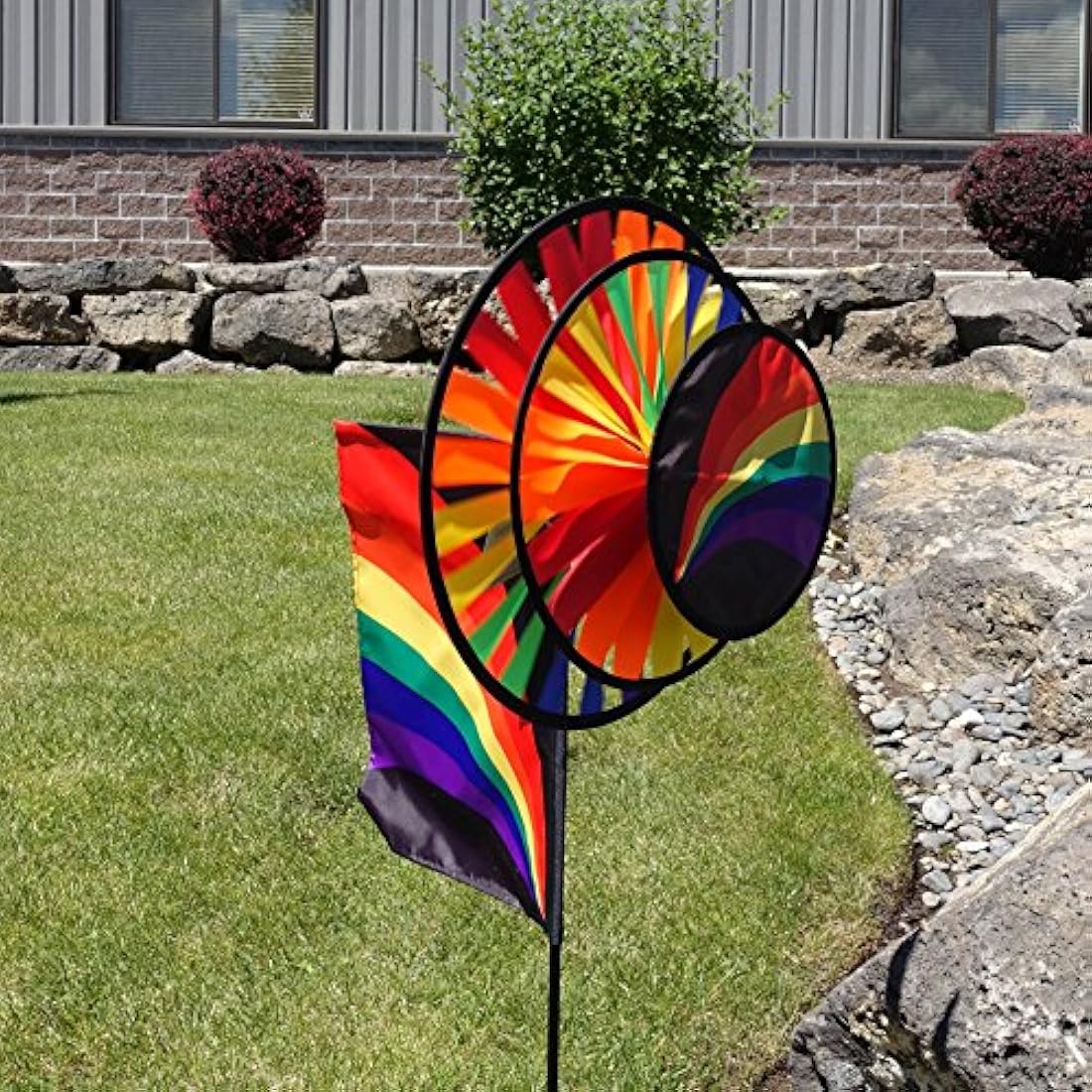 En el Breeze Spinner con rueda doble EE. UU. Bandera