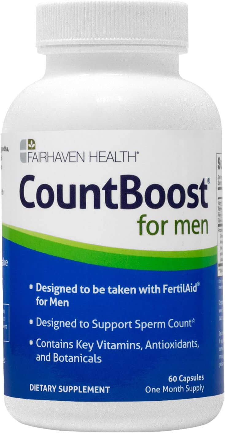 Suplemento Fairhaven Health CountBoost óptimos para hombres