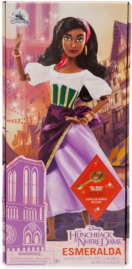 Muñeca Clásica Esmeralda de Disney Store, 11 Pulgadas, Posable