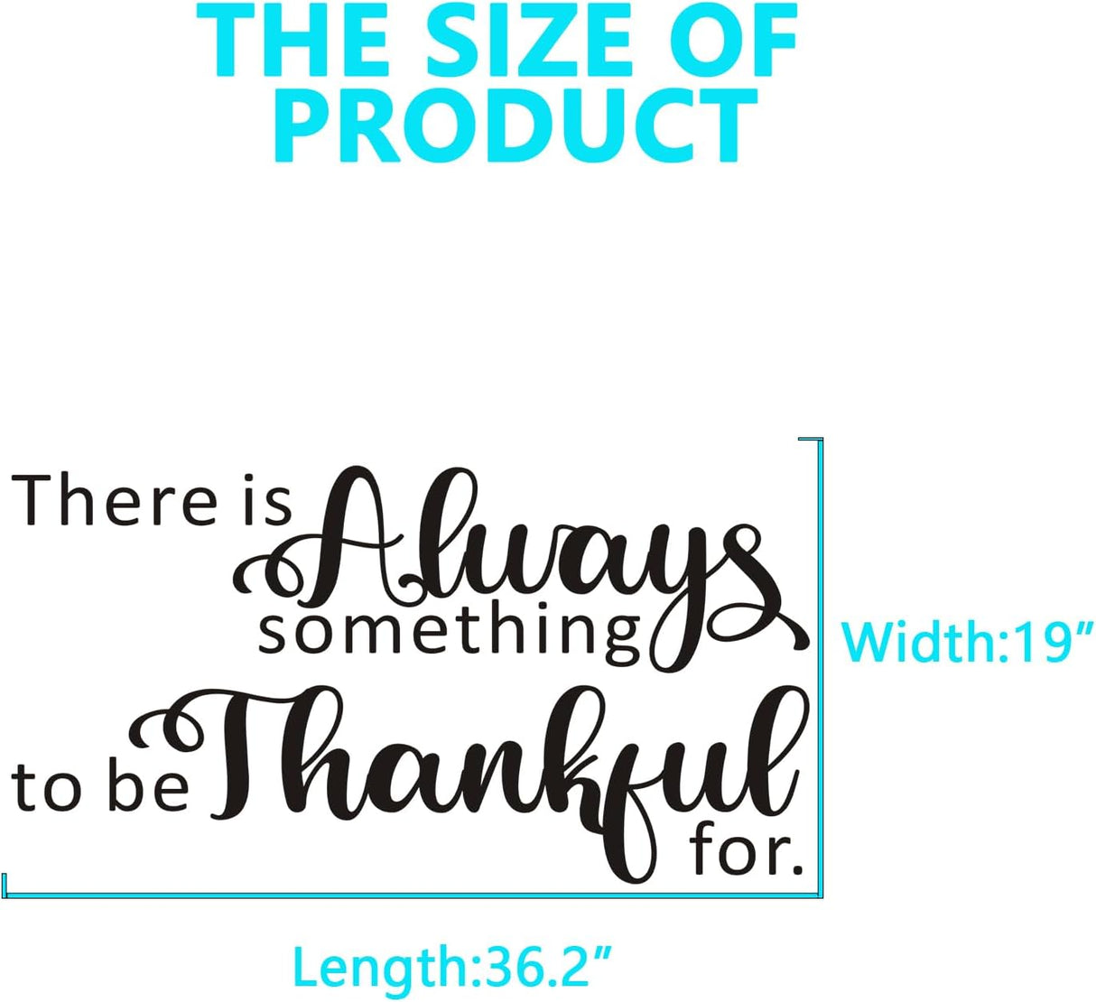 Vinilos Decorativos AnFigure, Citas Inspiradoras, 36.2x19