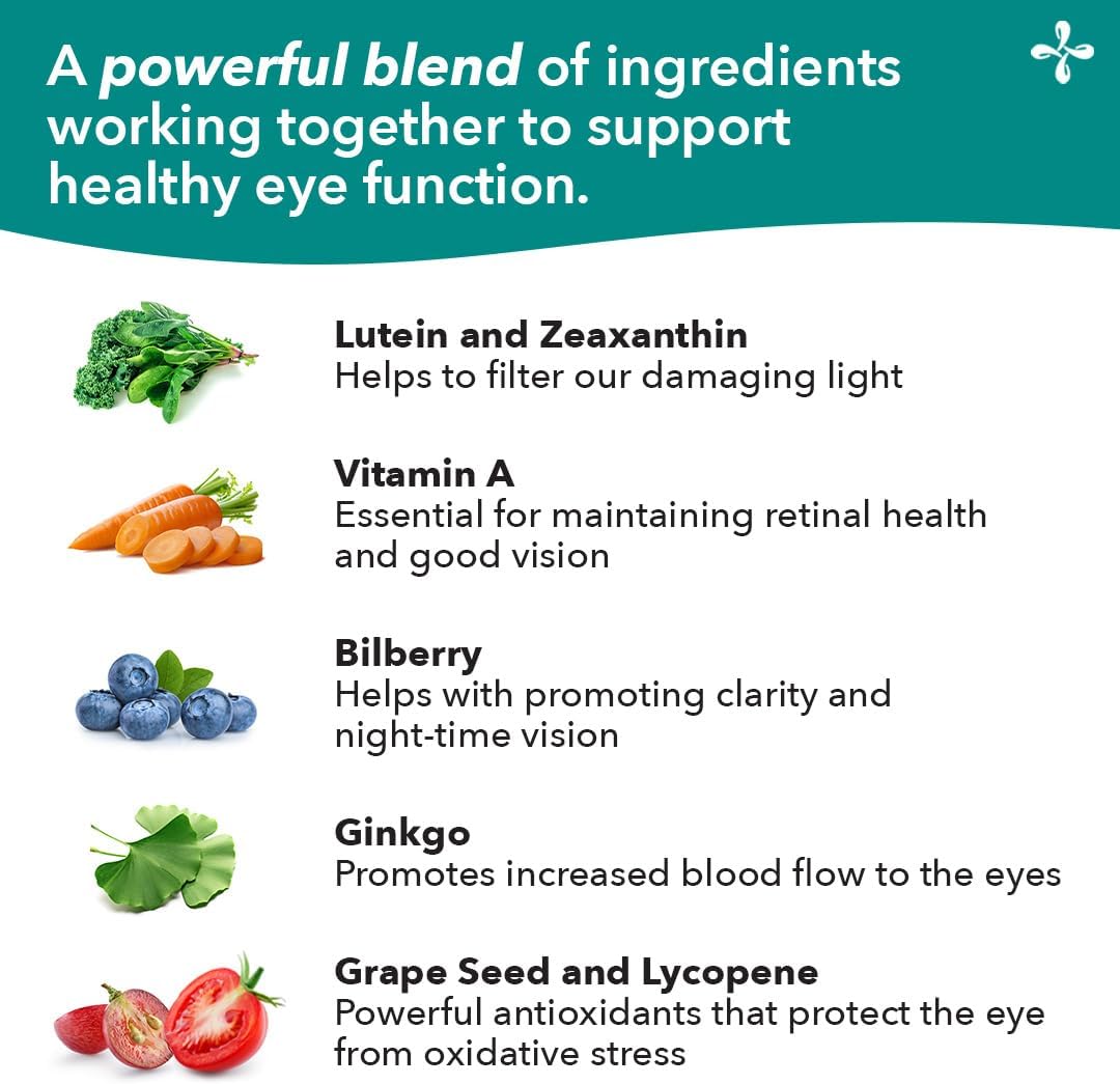 LifeSeasons Visibili-T Suplemento los ojos secos ginkgo biloba