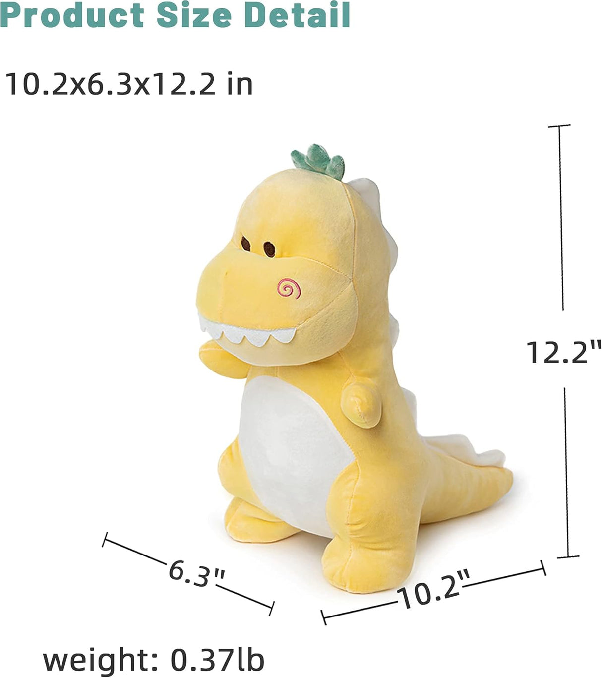 Lindo peluche de dinosaurio super suave para niños