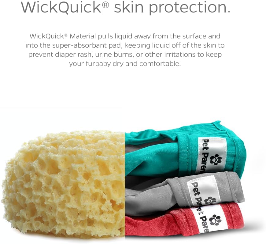 Pet Parents -Pañales lavables perros(mediano,Southern Belle)