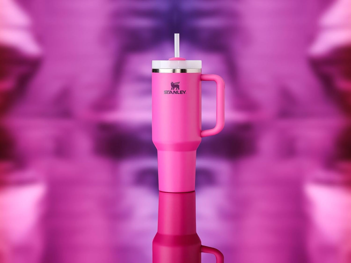 Stanley Quencher H2.0 FlowState - Vaso con tapa y popote para agua, té helado o café