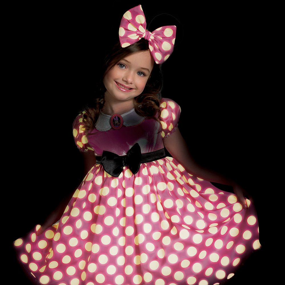 Disfraz de Disney Minnie Mouse Clubhouse Glow In The Dark