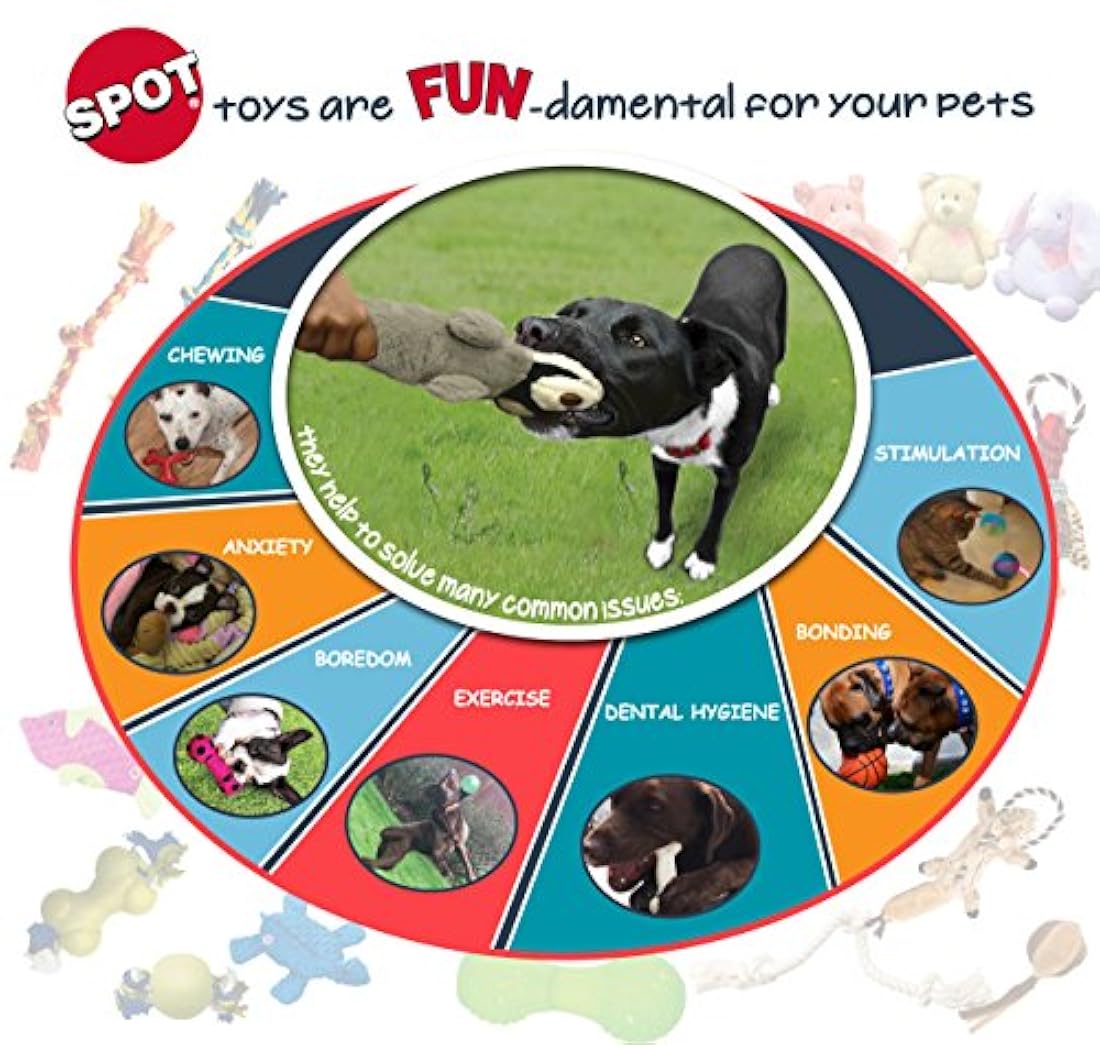 Ética forro polar chewman 8-Inch Dog Toy