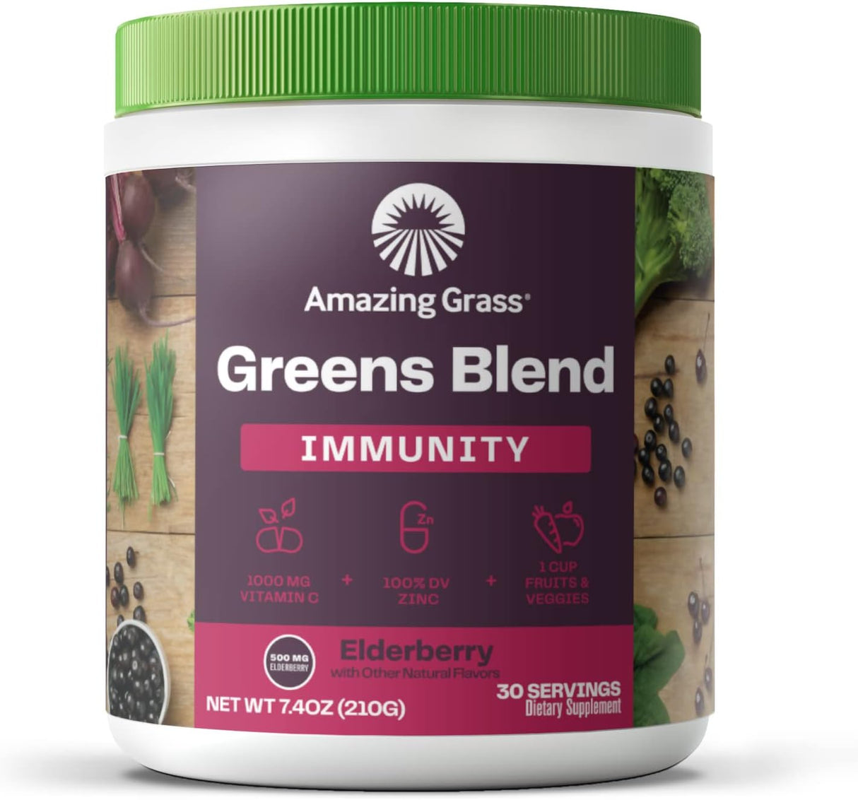 Suplemento Superfood para apoyo inmunológico Super Greens