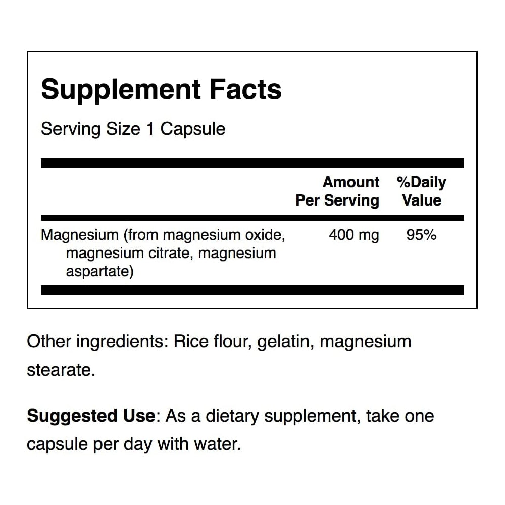 Complejo triple de magnesio de Swanson
