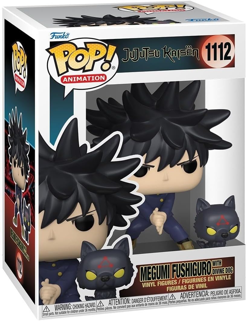 Funko Pop! Jujutsu Kaisen - Megumi con Perros, Modelo 61360