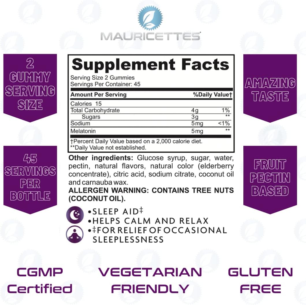 Gomitas de apoyo para el sueño y el sistema inmunológico