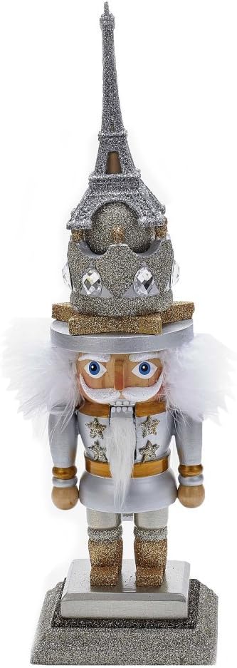Nutcracker de Hollywood Kurt Adler, 15 Paris, decorativo y festivo