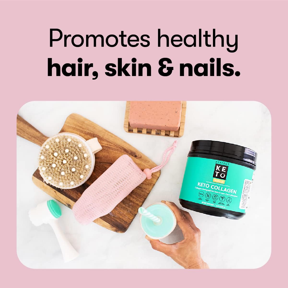 Suplemento Proteína cetogénicas de colágeno en polvo MCT