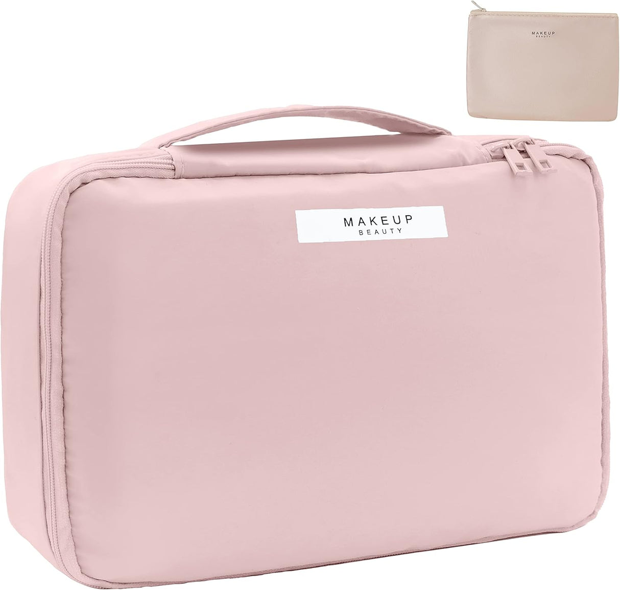 Bolsa de maquillaje Rosado Queboom