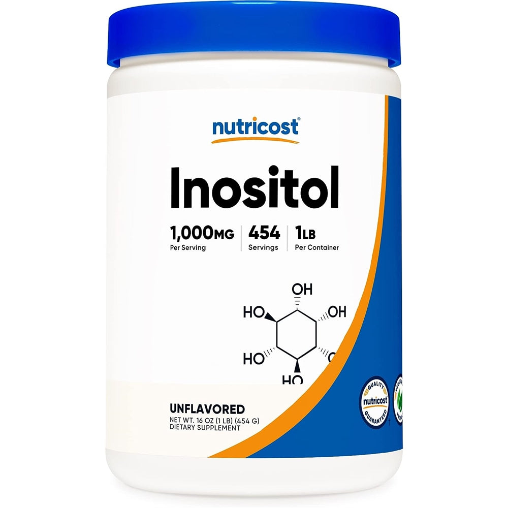 Suplementos Inositol en polvo 1 lb 454 gramos Sin gluten