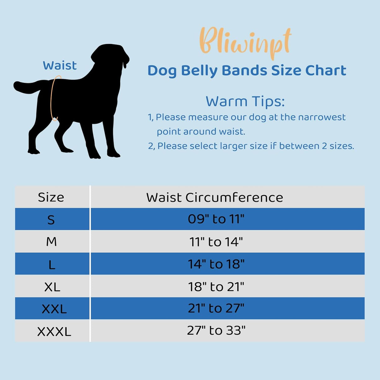 BLIWINPT Pañales reutilizables para perros machos absorción