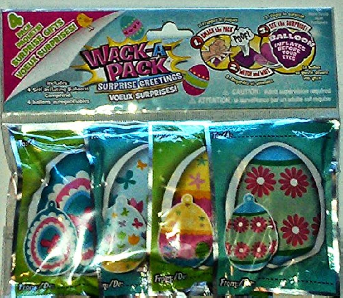 3 paquetes de 4 globos de papel de aluminio autoinflables