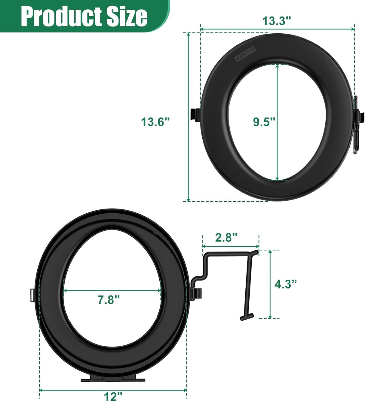 Asiento de inodoro portátil, para cubo de 5 gal, camping y viaje