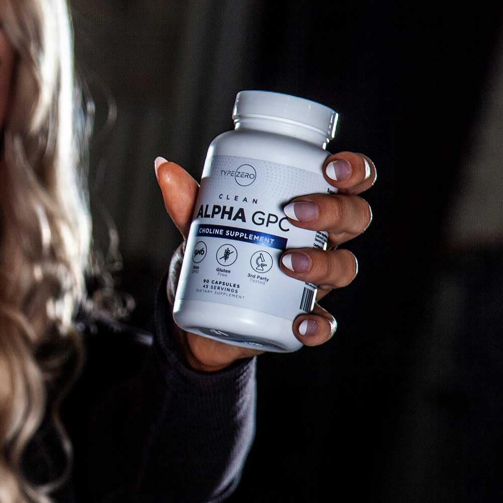 Suplemento de Colina Alpha GPC Ultra Limpio y Sin Soja