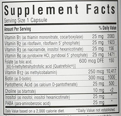 COENZIMA B-COMPLEJO, 100 Cápsulas