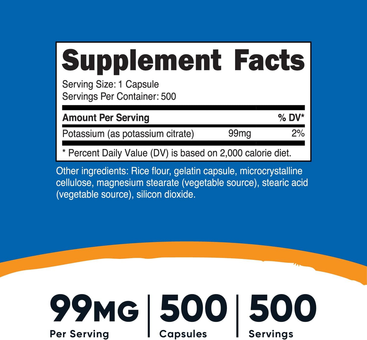 Suplementos Alimenticios Citrato de potasio
