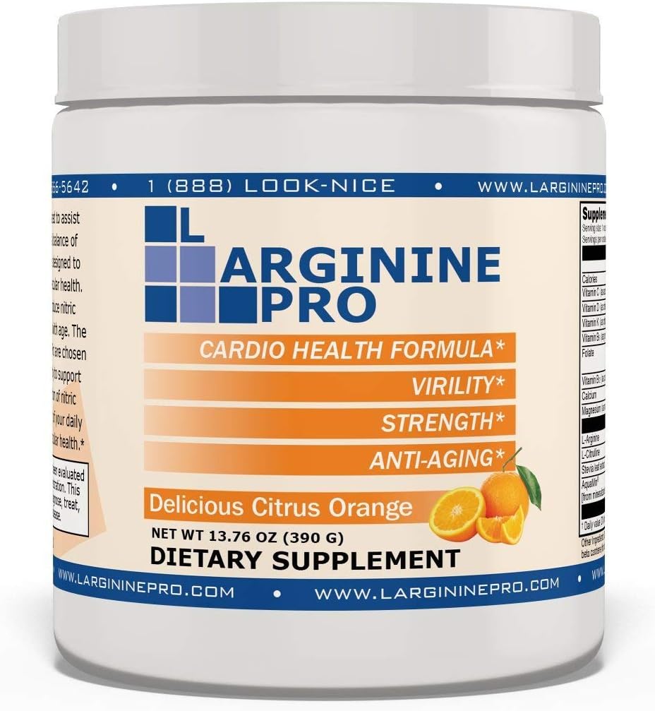 Suplemento de L-arginina 5,500 mg de L-arginina Plus