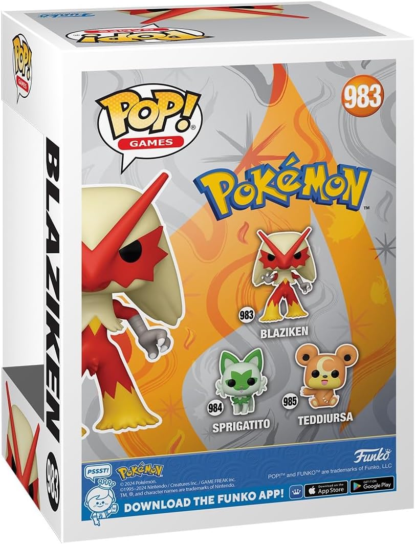Funko Pop! Juegos: Pokémon - Figura Blaziken Coleccionable