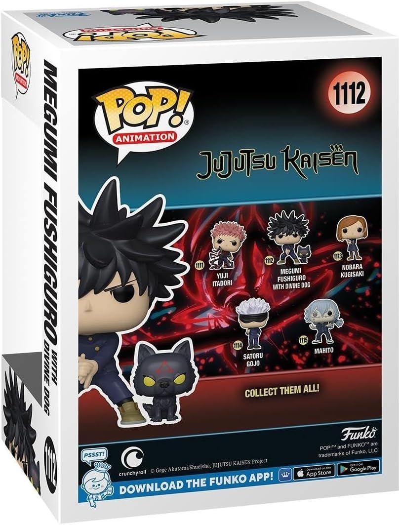 Funko Pop! Jujutsu Kaisen - Megumi con Perros, Modelo 61360