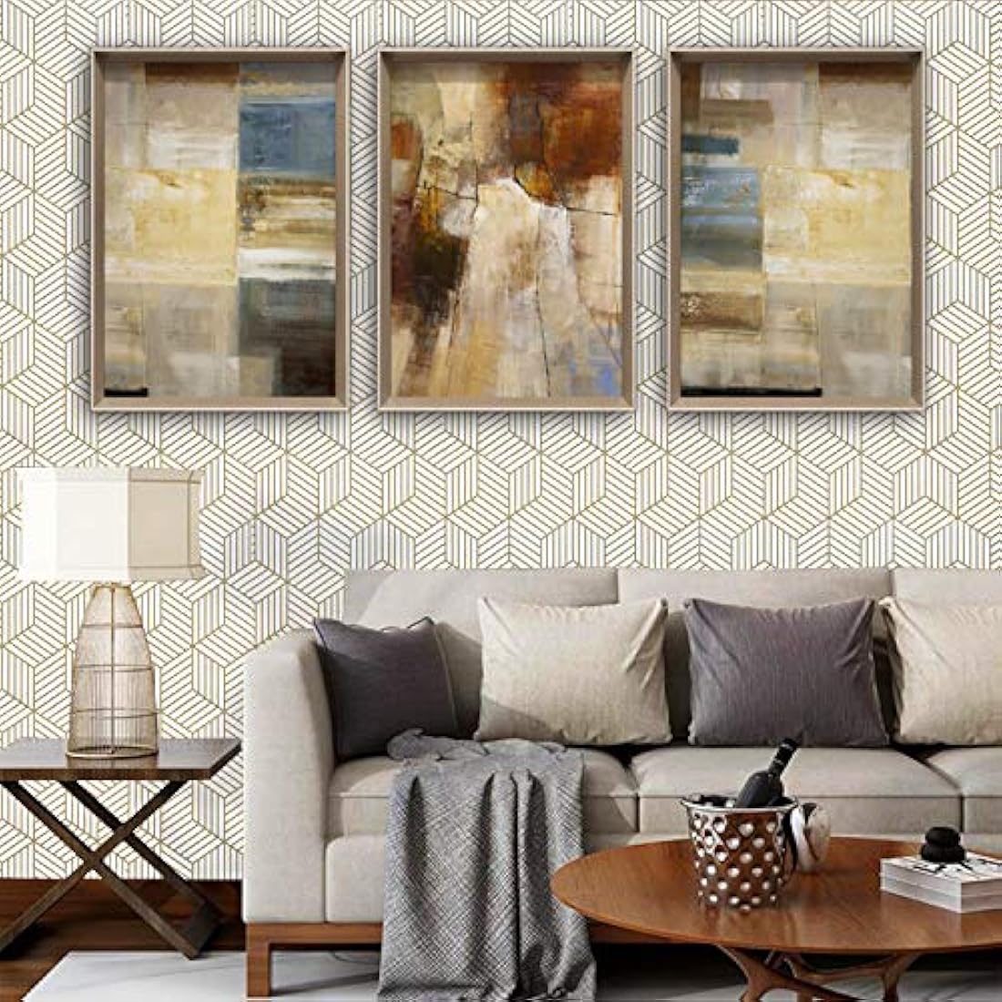 Wenmer - Papel de contacto geométrico hexagonal