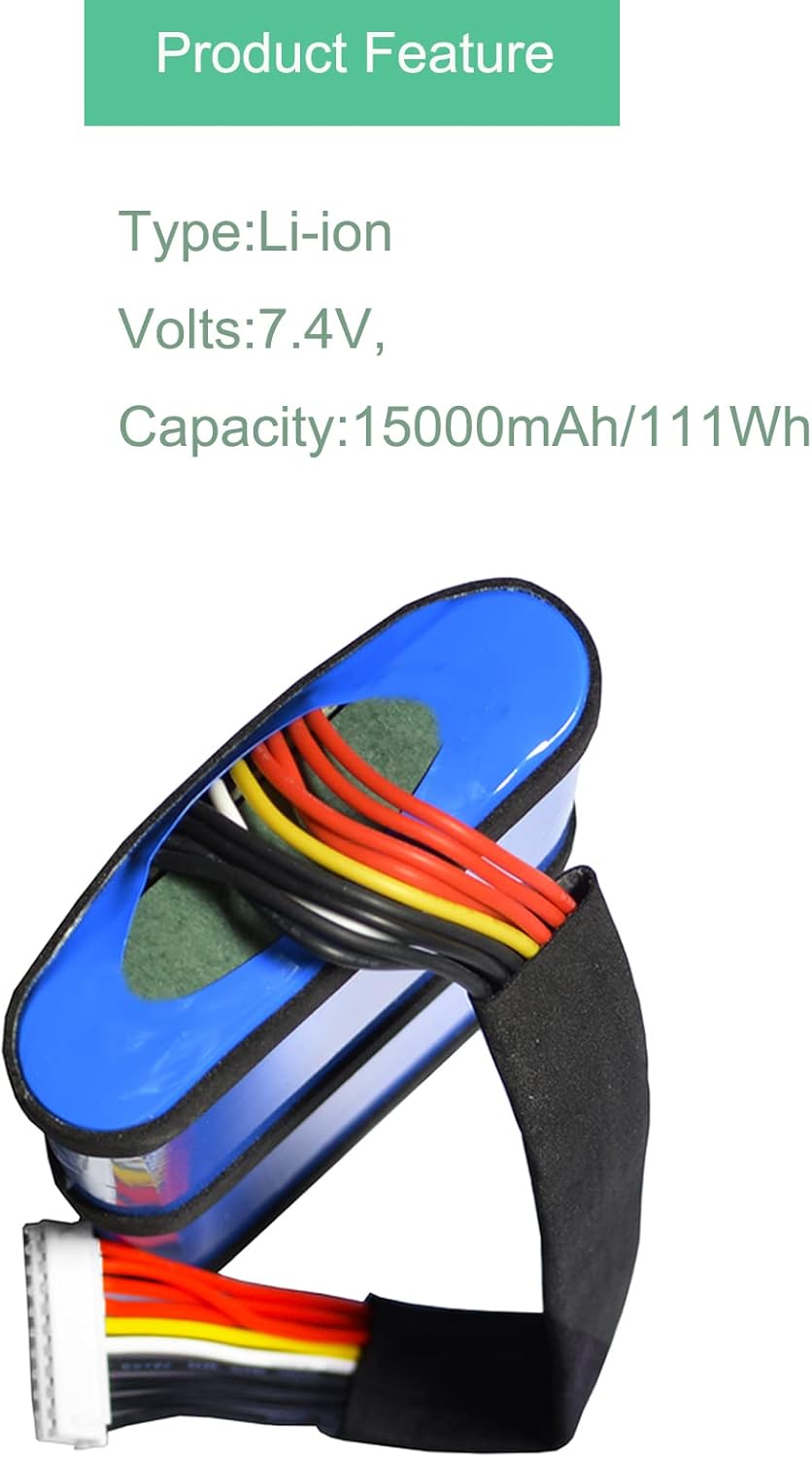 Batería 15000mAh JBL Boombox 2, 7.4V, SUN-INTE-213