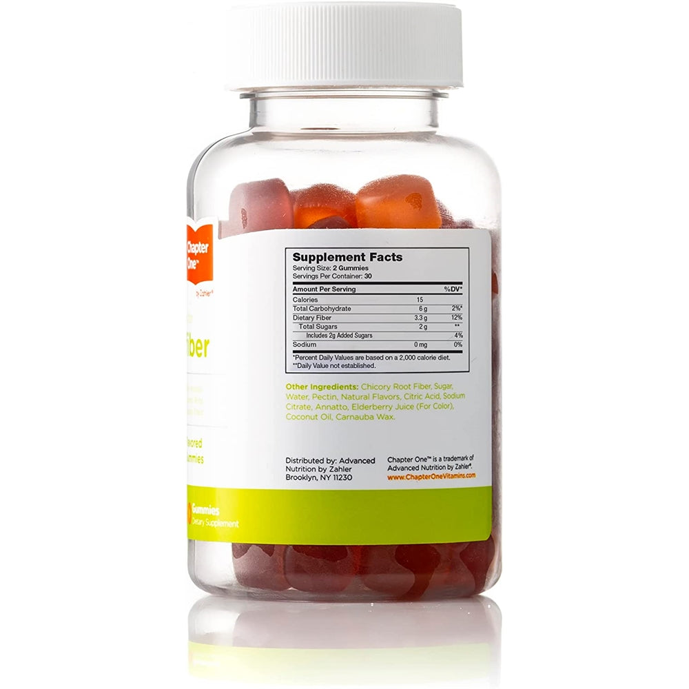 Suplemento Gomitas de fibra soluble de raíz de achicoria 60u