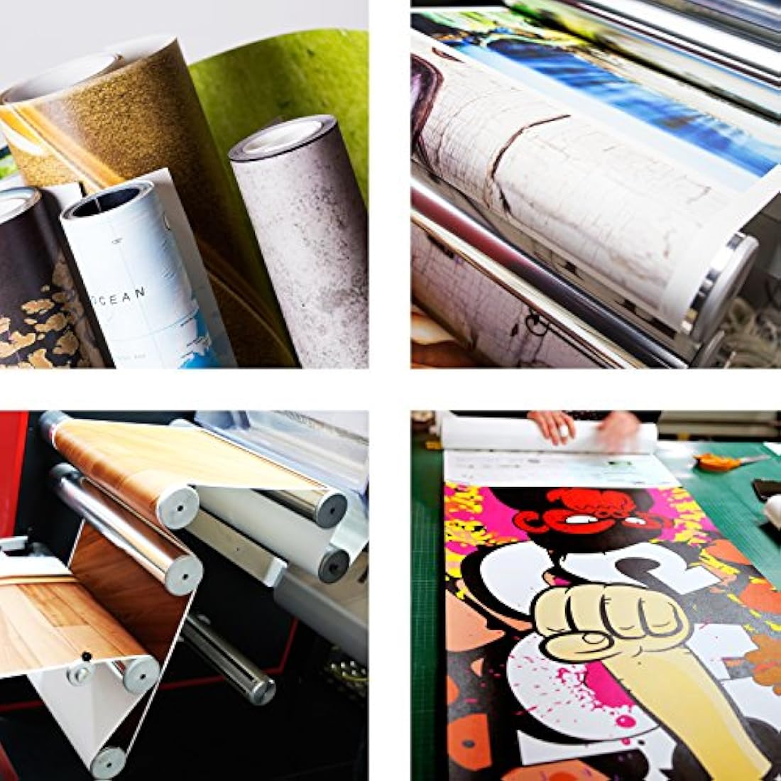 Mural de pared diseño bosque (300x210 cm /118x83)No tejido