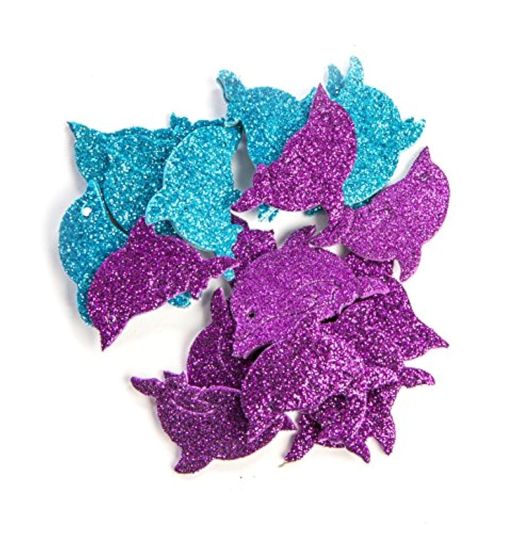 Pegatinas Creative Hands Glitter los peces y delfines Craft