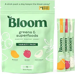 Polvo de Superalimentos Bloom, Enzimas Digestivas, 15 Sticks