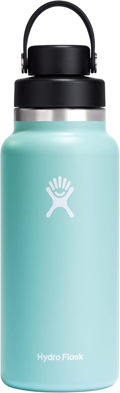 Botella de acero inoxidable con tapa de chorro, aislante.