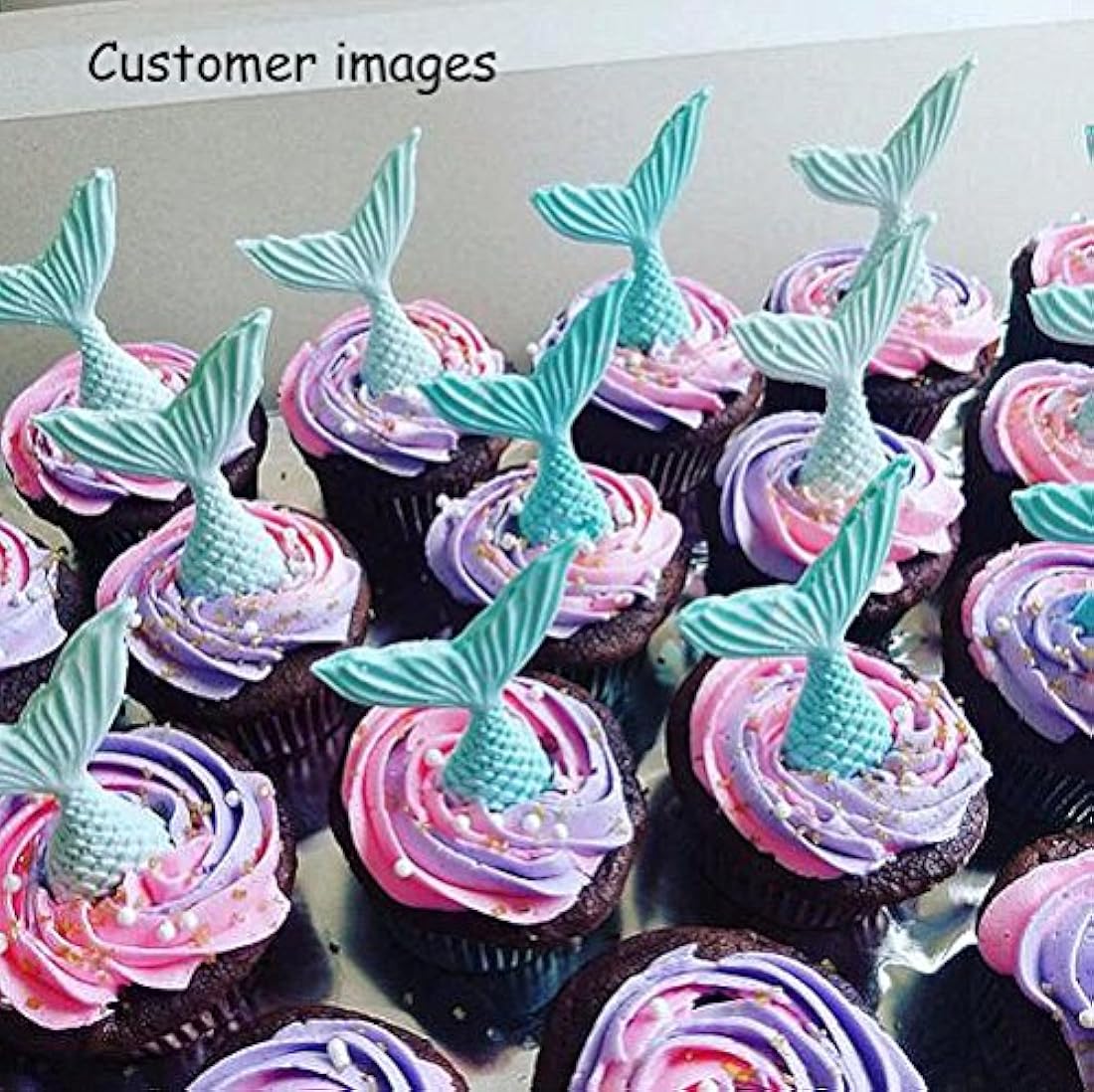 ScivoKaval - Molde de silicona con forma de cola de sirena